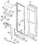 Diagram for 05 - Fresh Food Inner Door