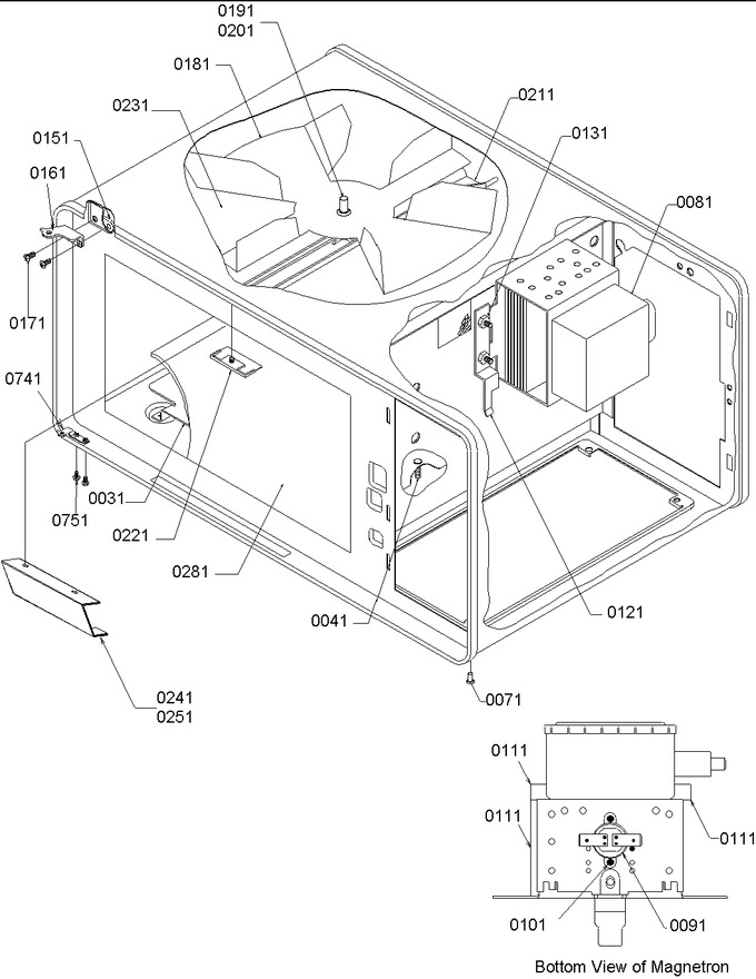 Diagram for GSAND8LW (BOM: P1186705M)