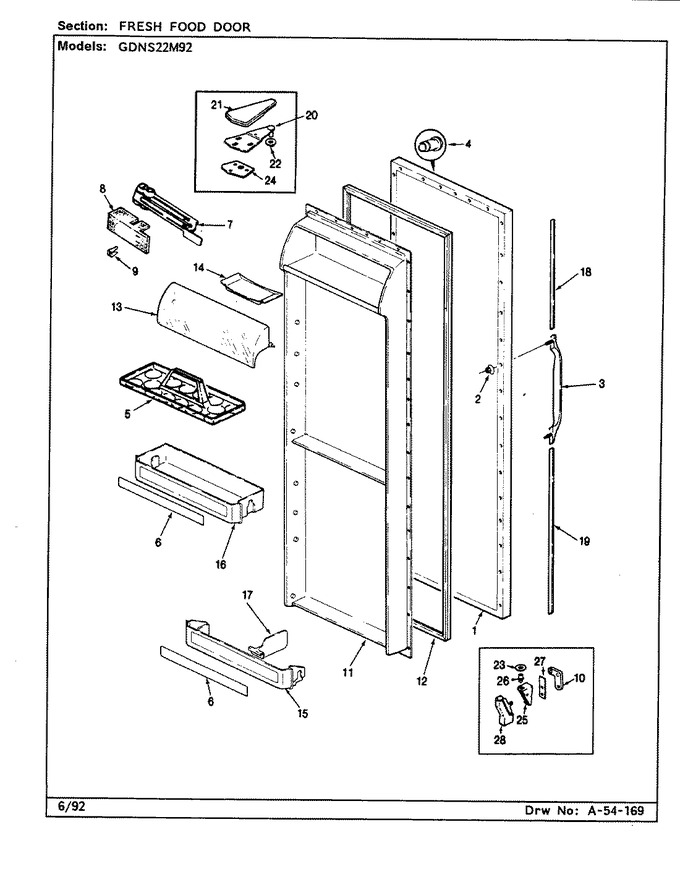 Diagram for GDNS22M92 (BOM: CP33A)