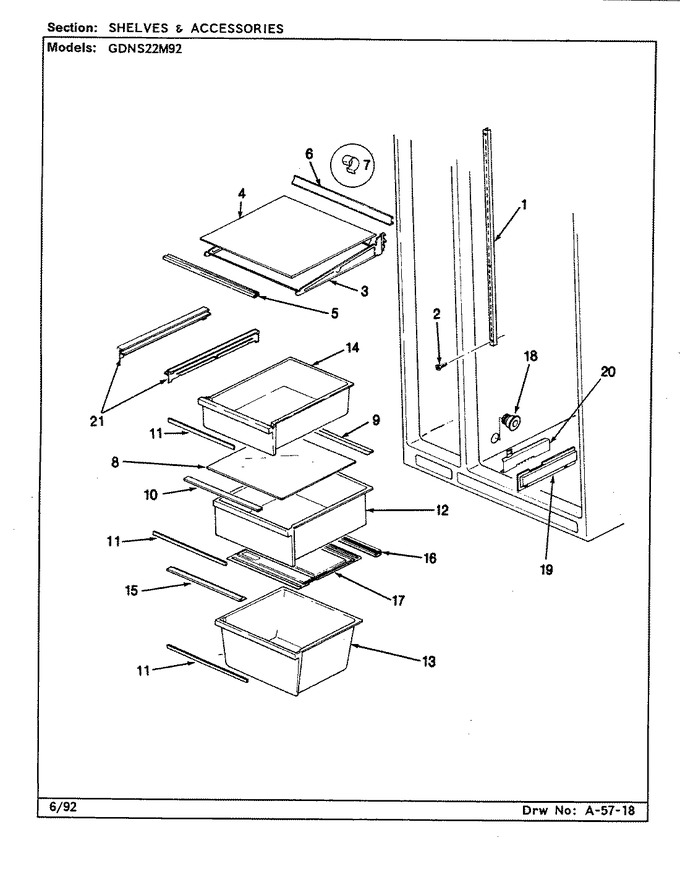 Diagram for GDNS22M92 (BOM: CP33A)