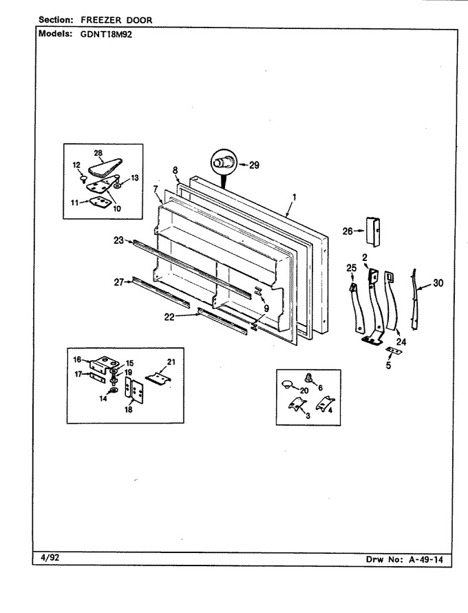 Diagram for GDNT18M92 (BOM: CF45B)