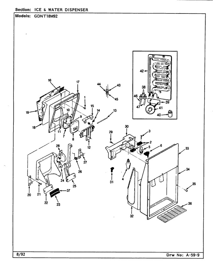 Diagram for GDNT18M92 (BOM: CF45B)