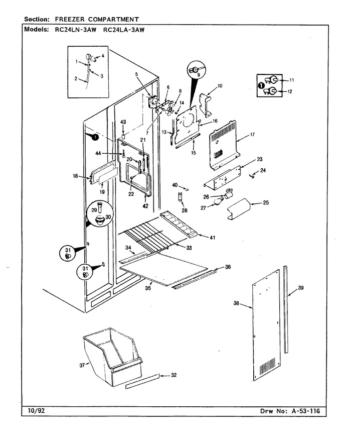 Diagram for GDNT18M92 (BOM: CF45B)