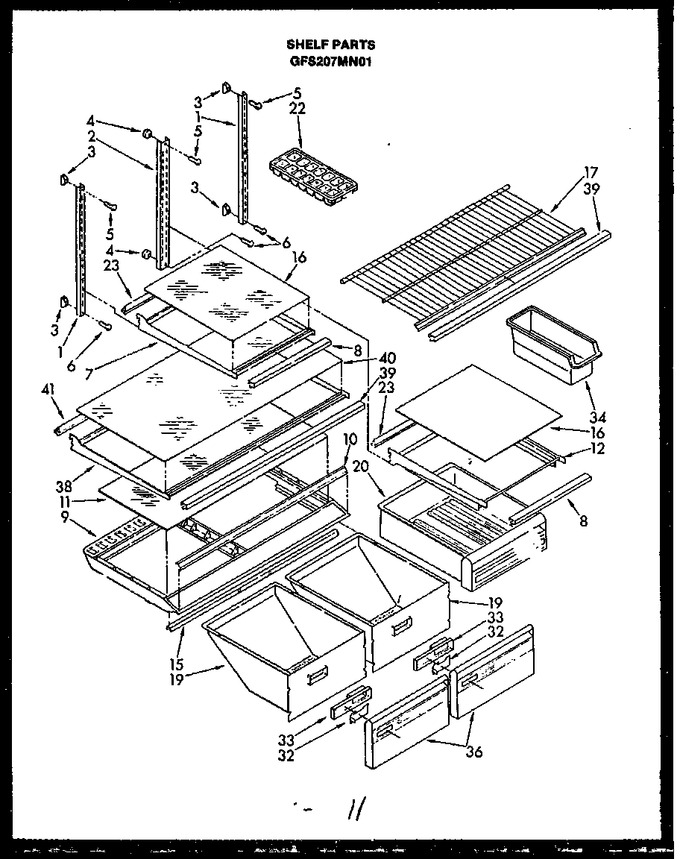 Diagram for GFS207MN01 (BOM: GFS207MN0 1)