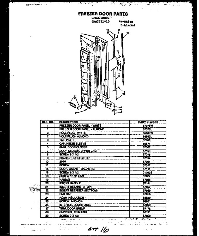Diagram for GFS227110 (BOM: MN10)