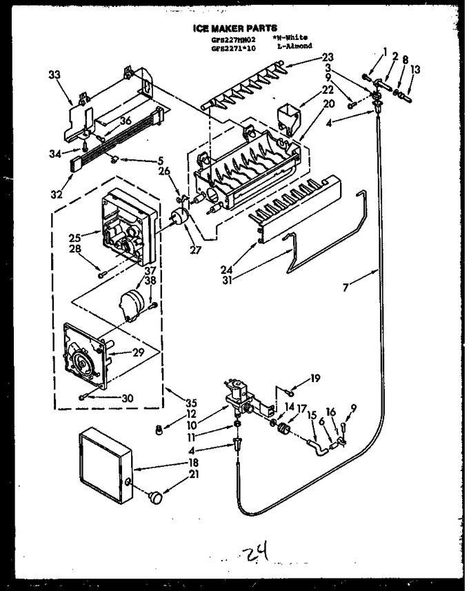 Diagram for GFS227110 (BOM: MN10)