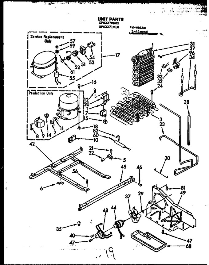 Diagram for GFS227110 (BOM: MN10)