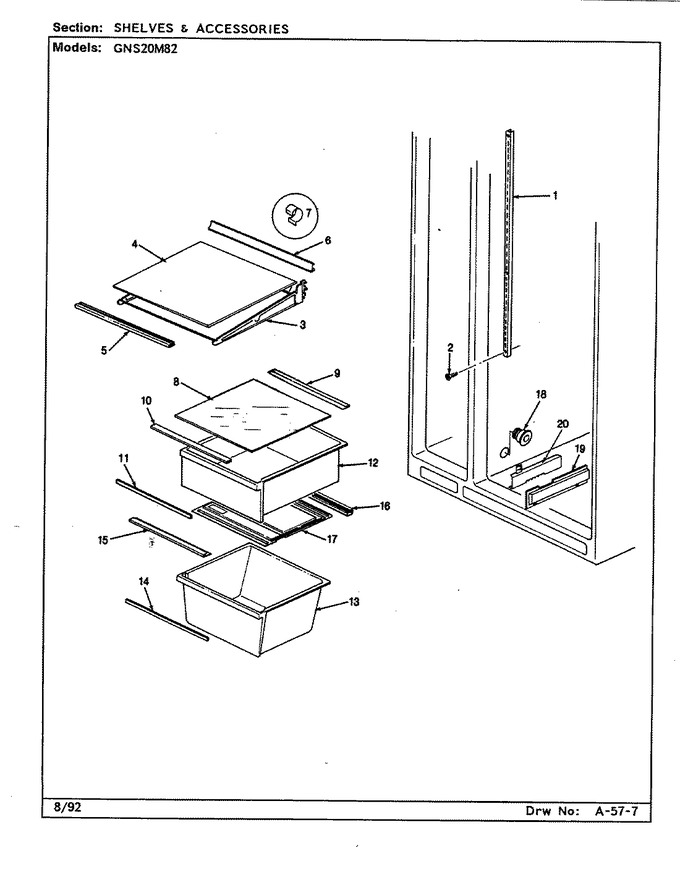 Diagram for GNS20M82 (BOM: CP08A)