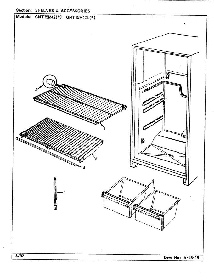 Diagram for GNT15M42 (BOM: BF02B)