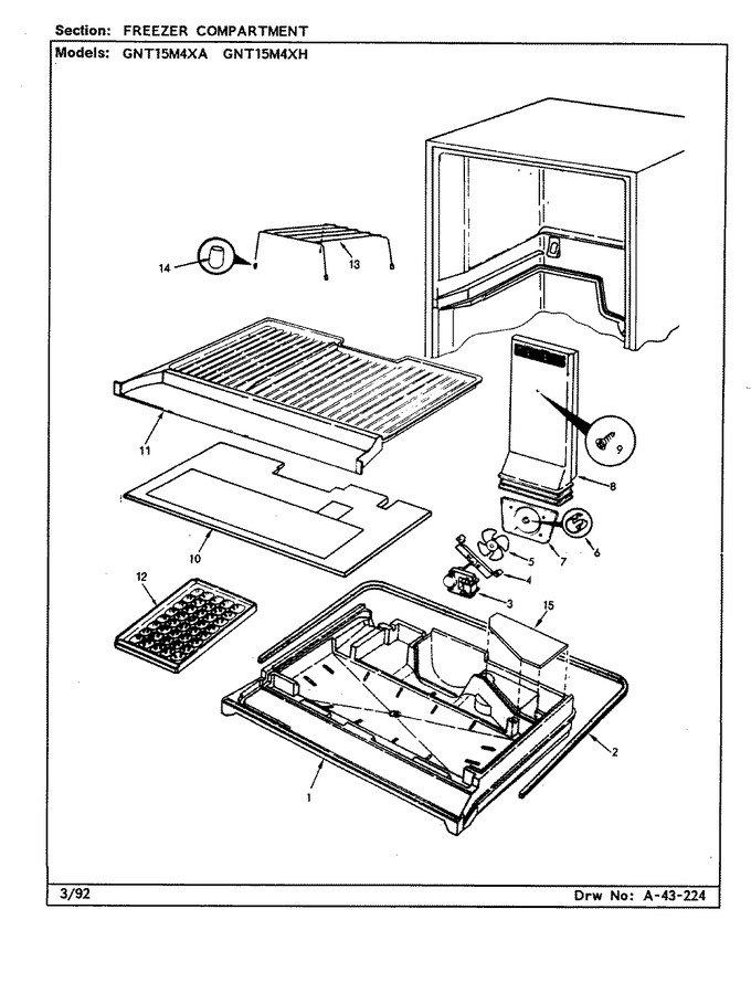 Diagram for GNT15M4XH (BOM: CF09A)