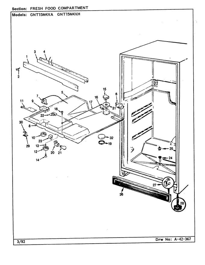 Diagram for GNT15M4XH (BOM: CF09B)