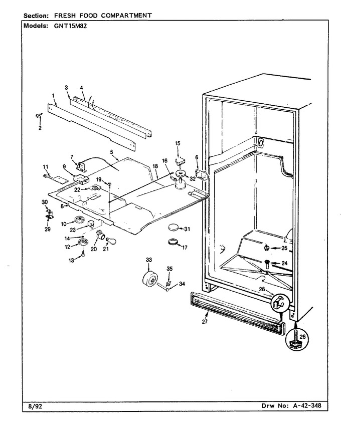 Diagram for GNT15M82 (BOM: CF15A)