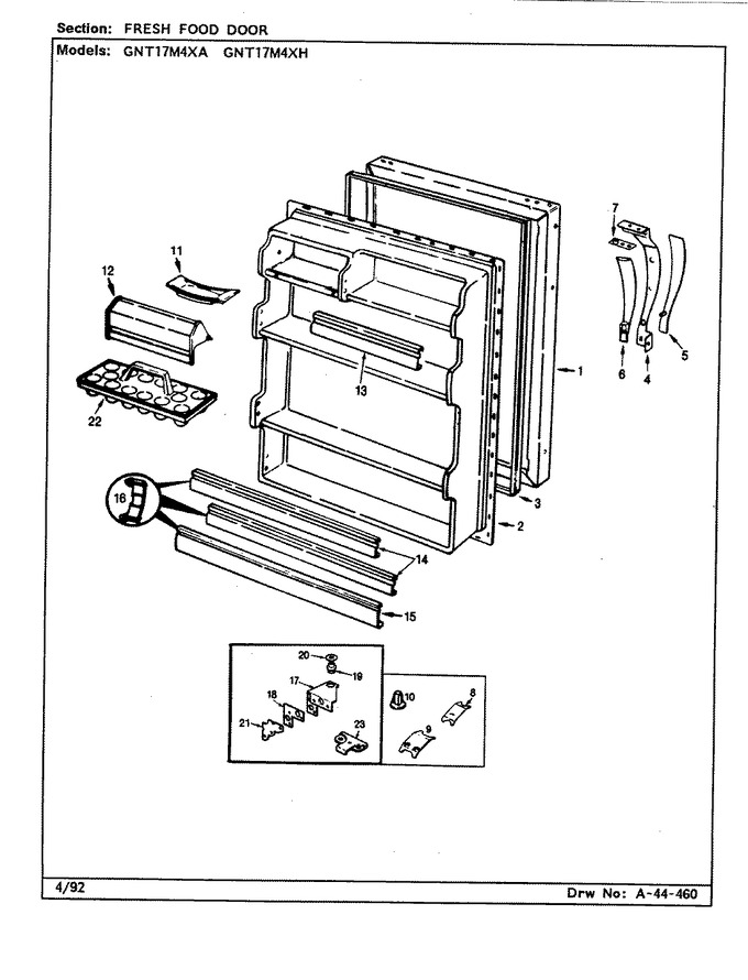 Diagram for GNT17M4XA (BOM: CF22A)
