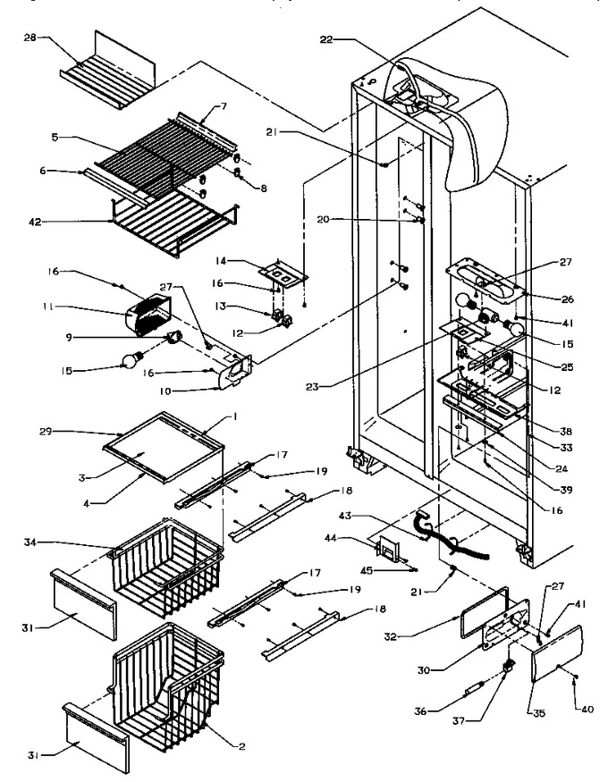 Diagram for GRH2203W (BOM: P1168105W W)