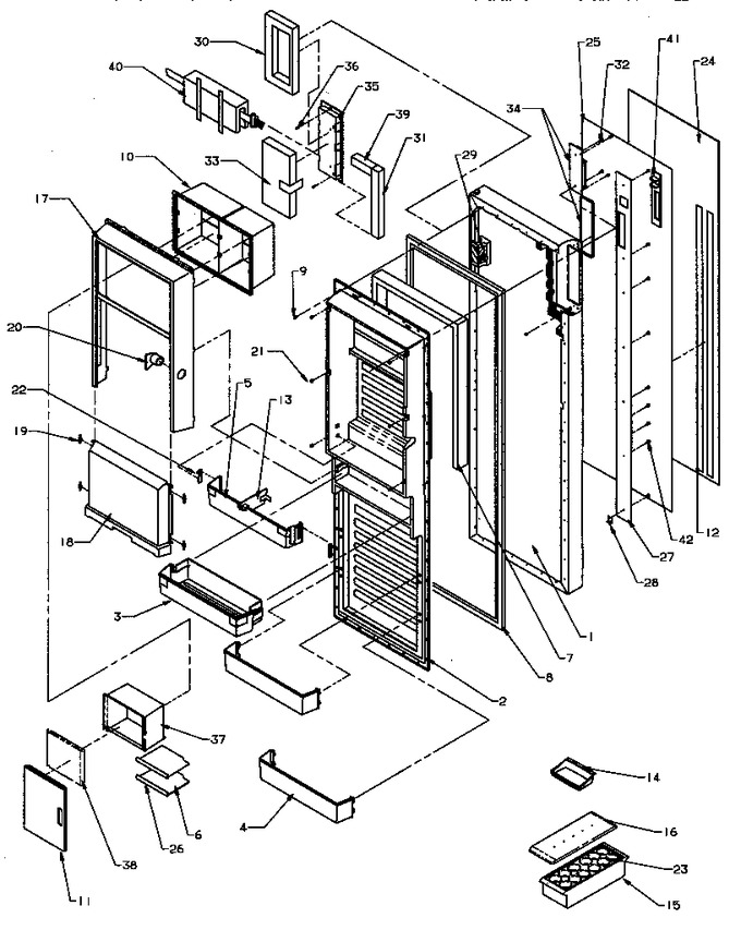 Diagram for GRI2001W (BOM: P1168202W W)