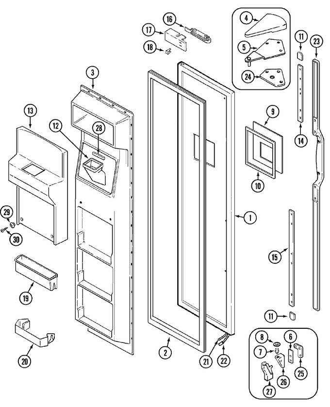 Diagram for GS22X8D3KV