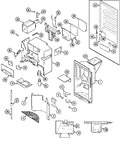 Diagram for 07 - Ice & Water Dispenser