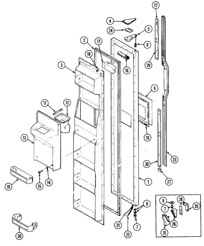 Diagram for GS24X8DV (BOM: DR83B)
