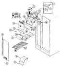 Diagram for 01 - Freezer Compartment