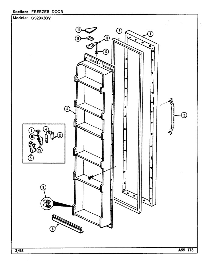 Diagram for GS20X83V (BOM: DP05A)