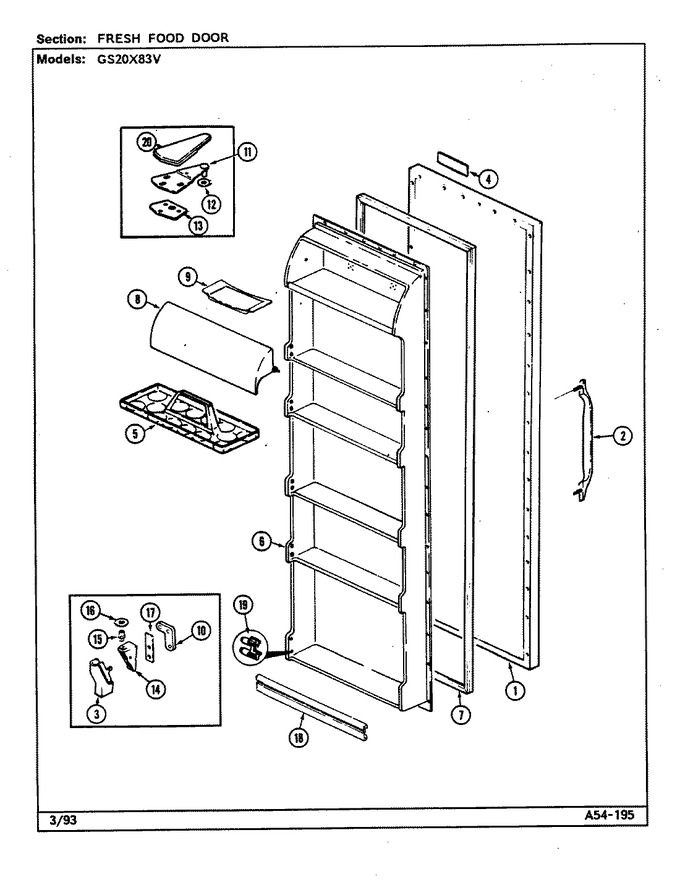 Diagram for GS20X83V (BOM: DP05A)