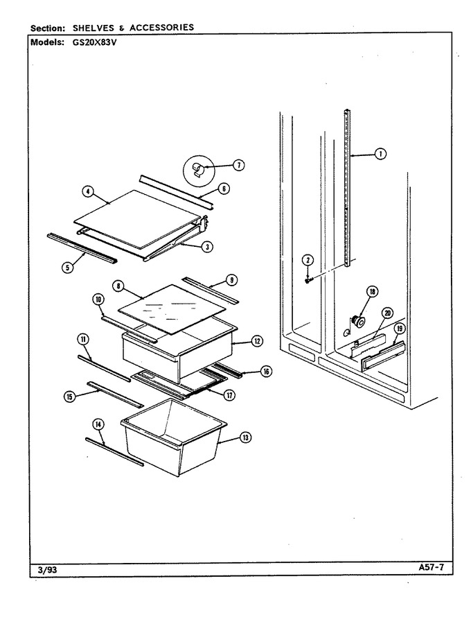 Diagram for GS20X83V (BOM: DP05A)