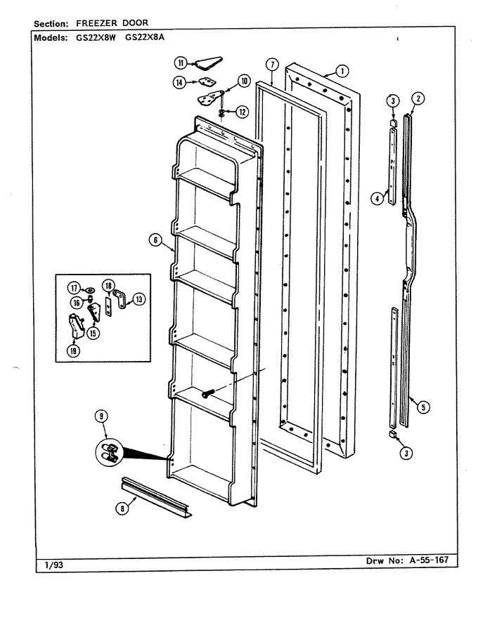 Diagram for GS22X8A (BOM: DR17A)