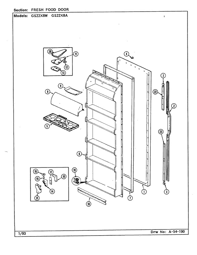 Diagram for GS22X8A (BOM: DR17A)