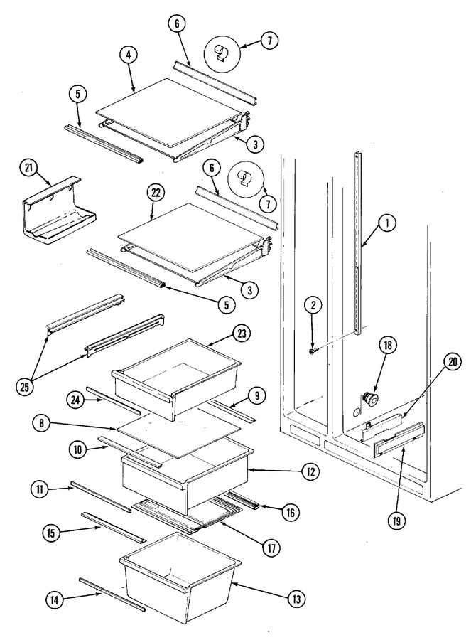 Diagram for GS24X8DV (BOM: DR83A)