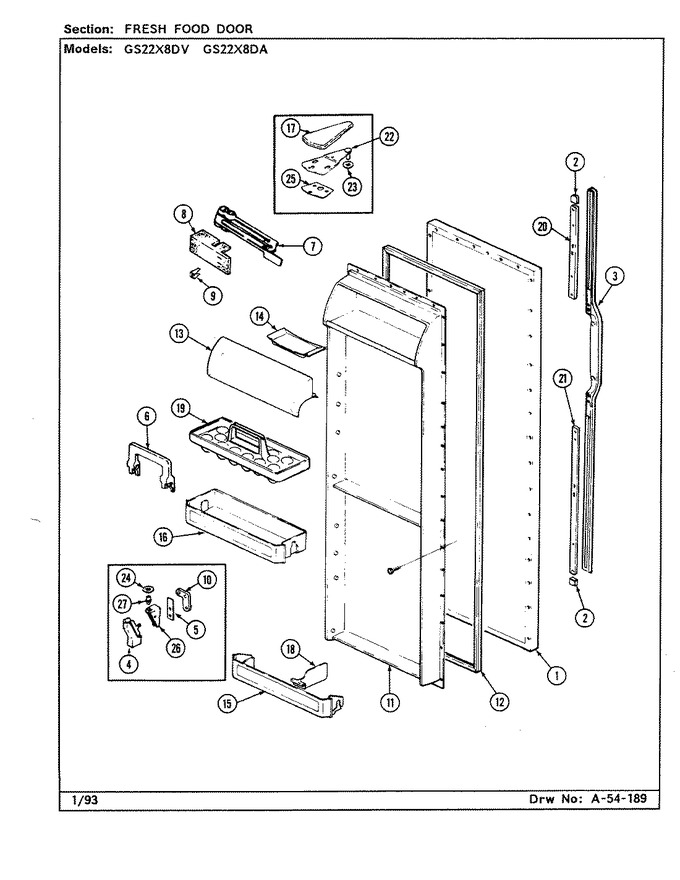 Diagram for GS22X8DA (BOM: DR34A)