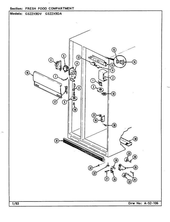 Diagram for GS22X9DV (BOM: DR35A)