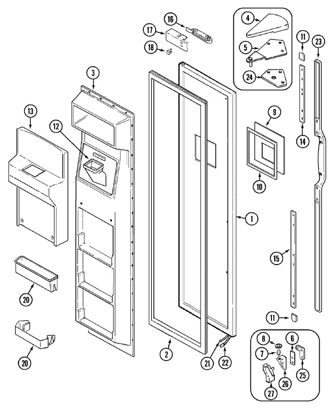 Diagram for GS24X8D3A (BOM: DP84A)