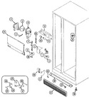 Diagram for 02 - Fresh Food Compartment