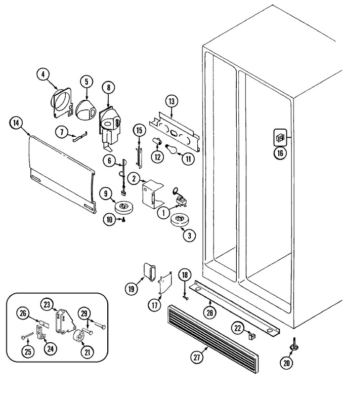Diagram for GS24X8D3A (BOM: DP84A)