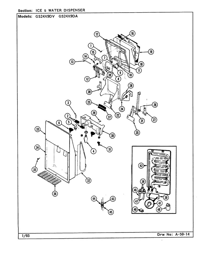 Diagram for GS24X9DV (BOM: DR85A)