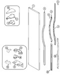 Diagram for 05 - Freezer Outer Door (jcb2388drb/q/w)