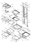 Diagram for 14 - Shelving And Drawers (ref)