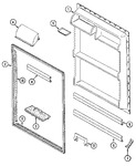 Diagram for 05 - Fresh Food Inner Door