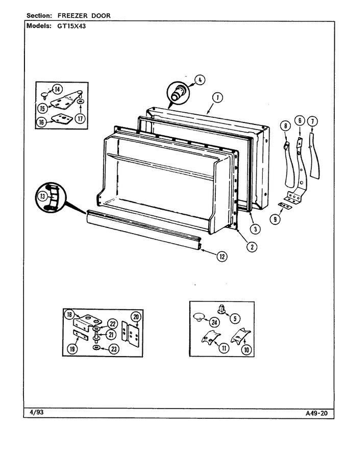 Diagram for GT15X43 (BOM: DF02A)