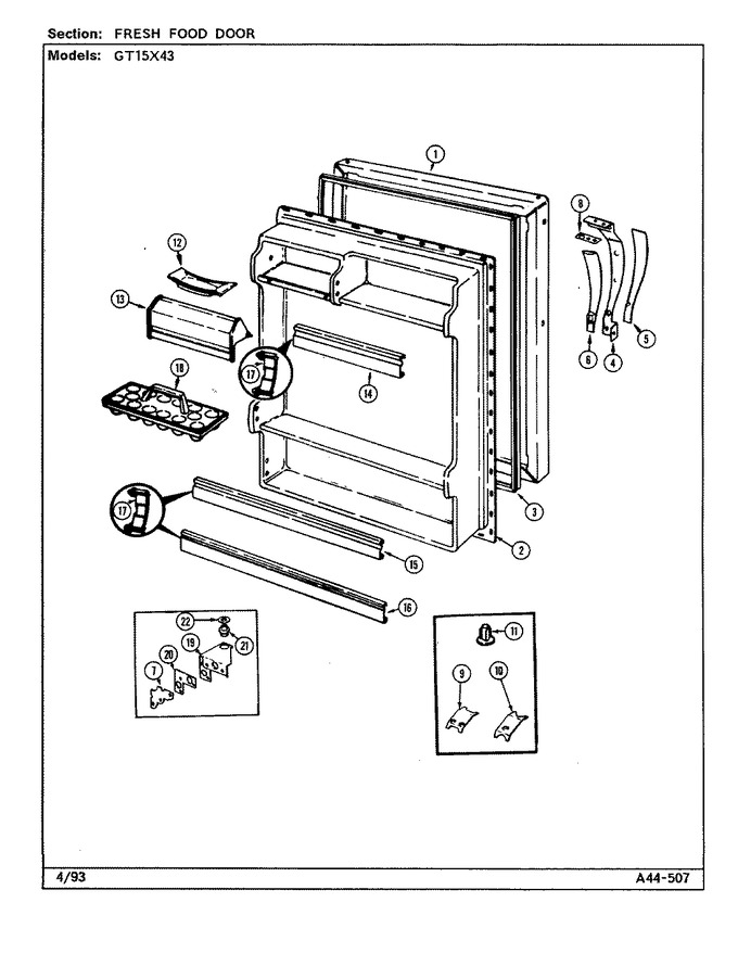 Diagram for GT15X43 (BOM: DF02A)