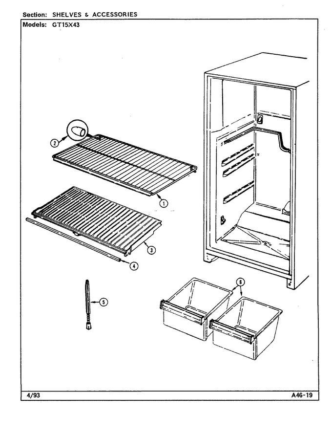 Diagram for GT15X43 (BOM: DF02A)