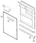 Diagram for 05 - Fresh Food Inner Door
