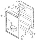 Diagram for 05 - Fresh Food Inner Door