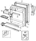 Diagram for 04 - Fresh Food Door