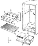 Diagram for 04 - Shelves & Accessories