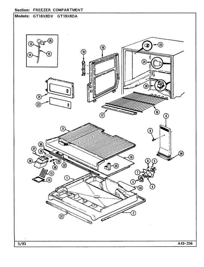 Diagram for GT18X8DV (BOM: DC44A)