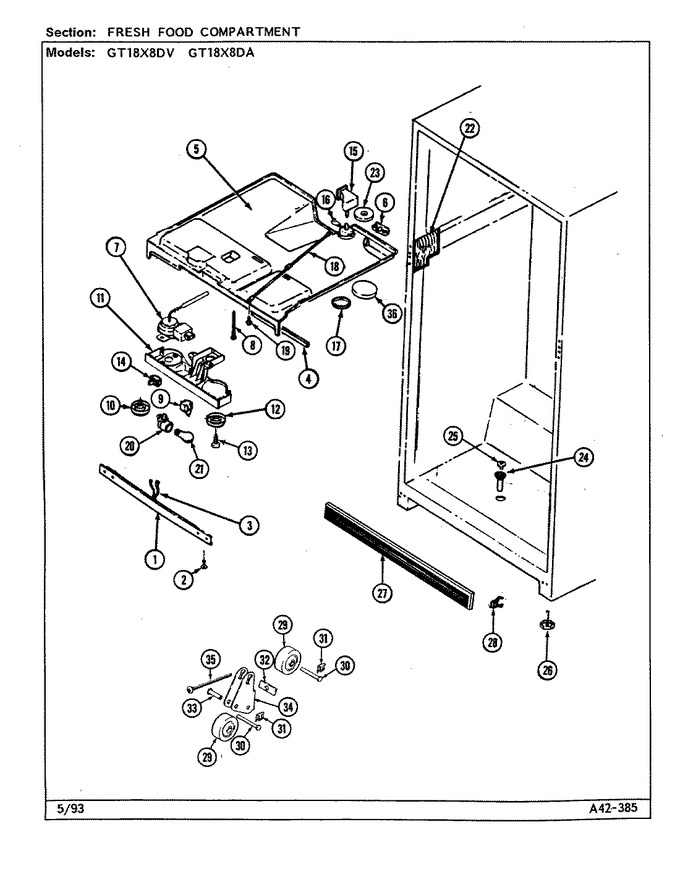 Diagram for GT18X8DA (BOM: DC45A)