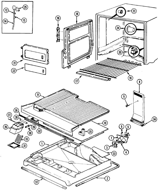 Diagram for RB234RLDA (BOM: DG88A)