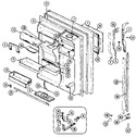 Diagram for 04 - Fresh Food Door