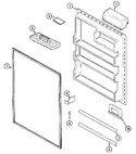 Diagram for 06 - Fresh Food Inner Door
